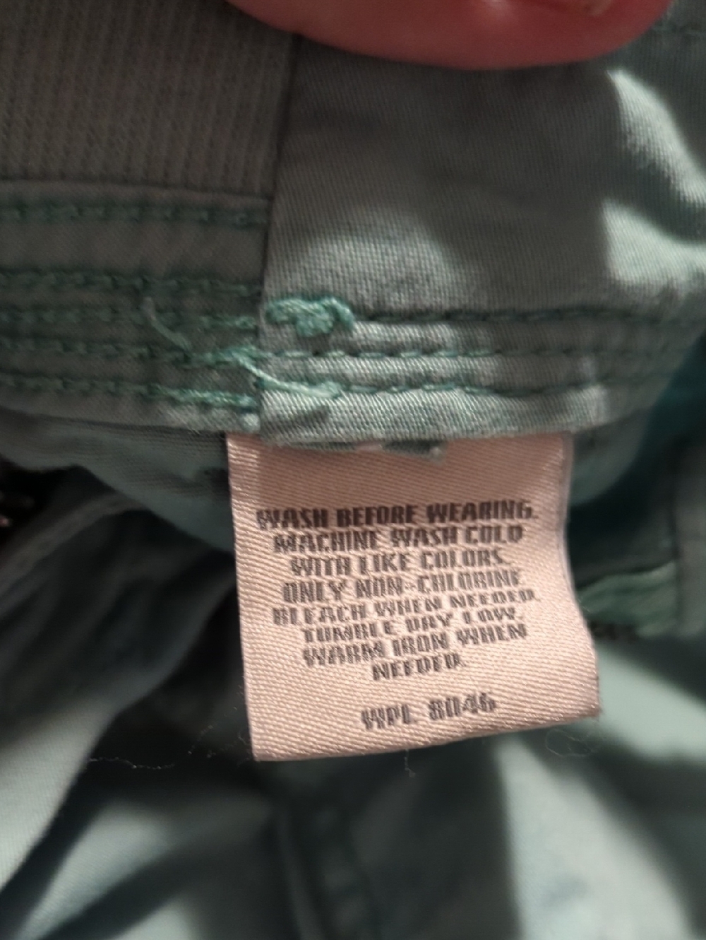 Style & Co. Mint Green Cargo Pants Capris For Women Size 14 Stretch Waist - Picture 10 of 10